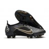 Nike Mercurial Vapor 14 Elite AG Herr Shadow - Svart Guld Silver