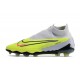 Nike Gripknit Phantom GX Elite DF FG Luminous - Neon Gridiron Svart