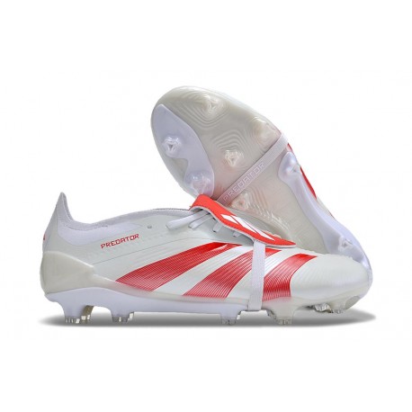 Fotbollsskor Adidas Predator Elite FG Vit Röd 