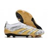 Adidas Predator Elite Laceless FG Guld Vit Grå