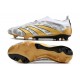 Adidas Predator Elite Laceless FG Guld Vit Grå