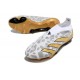 Adidas Predator Elite Laceless FG Guld Vit Grå