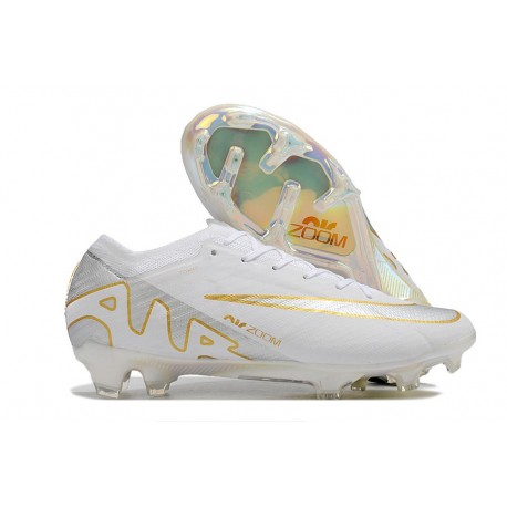 Nike Air Zoom Mercurial Vapor 15 Elite FG Vit Guld