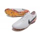 Nike Tiempo Legend X Elite FG Herrar Vit Svart Orange