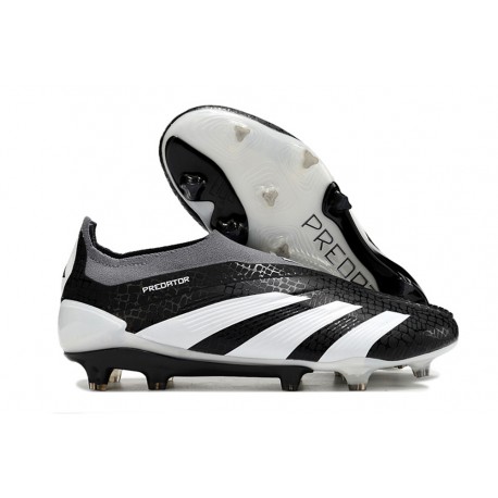 Adidas Predator Elite Laceless FG Svart Vit