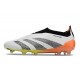 Adidas Predator Elite Laceless FG Vit Svart Orange