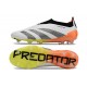 Adidas Predator Elite Laceless FG Vit Svart Orange