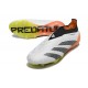 Adidas Predator Elite Laceless FG Vit Svart Orange