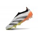 Adidas Predator Elite Laceless FG Vit Svart Orange