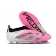 Adidas Predator Elite Laceless FG Rosa Vit Svart