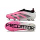 Adidas Predator Elite Laceless FG Rosa Vit Svart