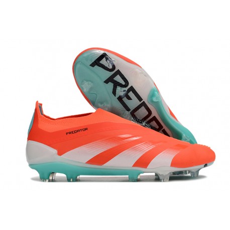 Adidas Predator Elite Laceless FG Röd Vit Blå