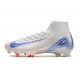 Nike Air Zoom Mercurial Superfly 10 Elite FG Blueprint Vit Blå