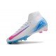 Nike Air Zoom Mercurial Superfly 10 Elite FG Vit Blå Rosa