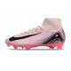 Nike Air Zoom Mercurial Superfly 10 Elite FG Rosa Svart