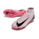 Nike Air Zoom Mercurial Superfly 10 Elite FG Rosa Svart