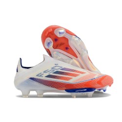 Fotbollsskor adidas F50+ FG Vit Röd Blå