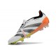 Adidas Predator Elite Fold Over Fg Fotbollsskor Vit Svart Orange