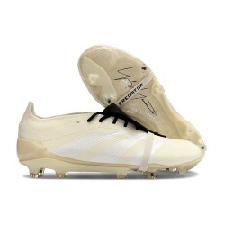 Adidas Predator Elite Fold Over Fg Fotbollsskor Beige Svart