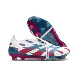 Adidas Predator Elite Fold Over Fg Fotbollsskor Vit Röd Blå