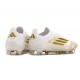 adidas F50 Elite Snörlös FG Vit Guld