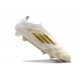 adidas F50 Elite Snörlös FG Vit Guld