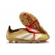 Adidas Predator Elite Foldover Tongue Fg Guld Vit Röd