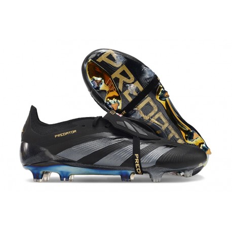 Adidas Predator Elite Foldover Tongue Fg Svart Grå