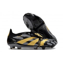 Adidas Predator Elite Foldover Tongue Fg Svart Guld