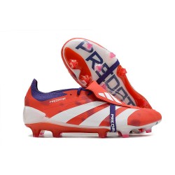 Adidas Predator Elite Foldover Tongue Fg Röd Vit