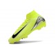 Nike Air Zoom Mercurial Superfly 10 Elite FG Gul Silver Svart