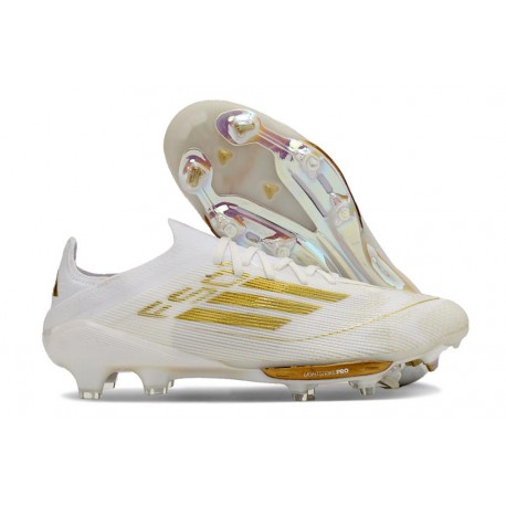 adidas F50+ Elite FG Vit Guld