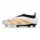 Adidas Predator Elite Laceless FG Vit Guld