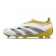 Adidas Predator Elite Laceless FG Vit Svart Guld