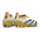 Adidas Predator Elite Laceless FG Vit Svart Guld