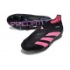 Adidas Predator Elite Laceless FG Svart Rosa