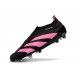 Adidas Predator Elite Laceless FG Svart Rosa