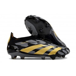 Adidas Predator Elite Laceless FG Svart Guld