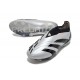 Adidas Predator Elite Laceless FG Silver Svart Röd