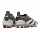 Adidas Predator Elite Laceless FG Svart Vit