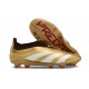 Adidas Predator Elite Laceless FG Guld Vit Röd