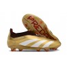 Adidas Predator Elite Laceless FG Guld Vit Röd