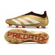 Adidas Predator Elite Laceless FG Guld Vit Röd