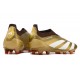 Adidas Predator Elite Laceless FG Guld Vit Röd