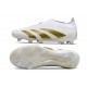 Adidas Predator Elite Laceless FG Vit Guld