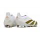 Adidas Predator Elite Laceless FG Vit Guld