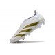 Adidas Predator Elite Laceless FG Vit Guld