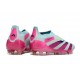 Adidas Predator Elite Laceless FG Blå Rosa