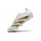 Fotbollsskor Adidas Predator Elite FG Vit Guld