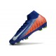 Nike Zoom Mercurial Superfly X Elite FG Blå Orange Vit